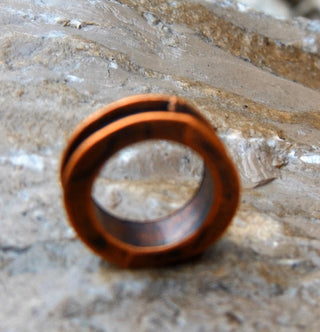 Metal Spacer Bead/Link in Antique Copper.  Big Hole.  12x4mm.  Hole 8mm.  (Packed 10) - Mhai O' Mhai Beads
 - 3