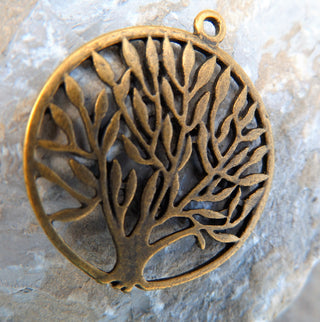 Tree Of Life (Focal/Charm)  47x2mm, Hole: 3mm.  *Sold Individually.  See Drop down for color options. - Mhai O' Mhai Beads
 - 3
