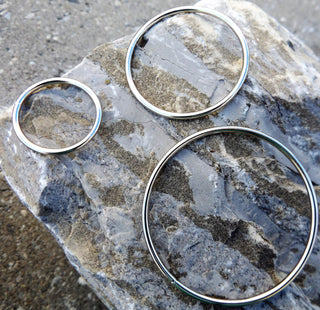 Welded Stainless Steel Rings  (14SWG  2mm wire)  (See drop down for size options). - Mhai O' Mhai Beads
 - 1