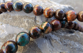 Serpentine (10 mm Round) (16" Strand.  Approx 41 Beads ) - Mhai O' Mhai Beads
