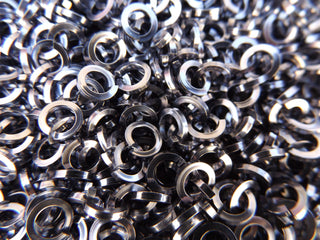 Anodized Aluminum *SQUARE wire rings. - Mhai O' Mhai Beads
 - 3