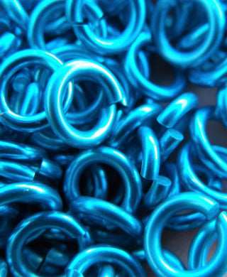 18 Gauge Rings - Anodized Aluminum Jump Rings. - Mhai O' Mhai Beads
 - 16