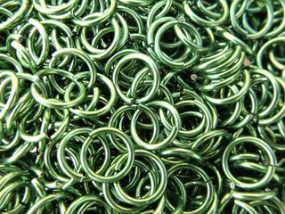 18 Gauge Rings - Anodized Aluminum Jump Rings. - Mhai O' Mhai Beads
 - 11