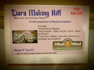 Tiara Making Kit!  (Makes 5 Tiara's!) - Mhai O' Mhai Beads
 - 1