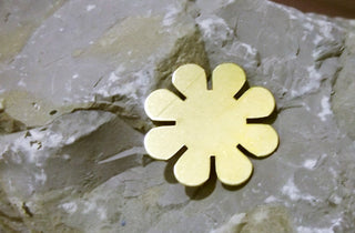Flower Stamping Blank  *24g *Packed 2 (no hole).  (See Drop Down for Options) - Mhai O' Mhai Beads
 - 2