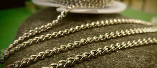 304 Stainless Steel Curb Chain. 5 mm x 3.5 x  mm   *Sold by the foot - Mhai O' Mhai Beads
 - 2