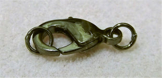 Lobster Claw (Brass) Gunmetal *23 x 14mm  (Packed 6) comes with Jump Rings - Mhai O' Mhai Beads
 - 1