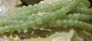 Aventurine (Natural Green) (16" strand).  *See Drop Down for Options
