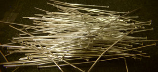 Head Pins. *Bright Silver Color, about 0.7mm thick, 50mm long, head: 2mm (see drop down for options)