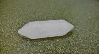 Bullet Shape *Natural Quartz Crystal.  (Faceted) Double Point - No Hole (30x9x9)mm