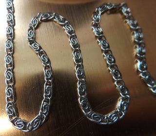 304 Stainless Steel Chain  Lumaroll (3 x 1 mm)  Sold by the Foot.