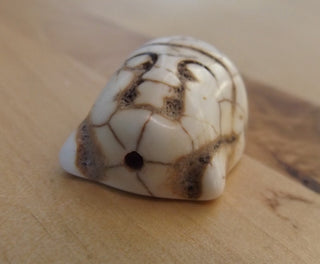 Buddha Howlite Head *Off White Color  (see drop down for options)