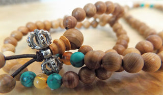 Wood (Taxis Chenisis) 6 mm Rounds (approx 108 Beads).