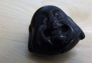 Buddha Howlite Head *Black  (see drop down for options)