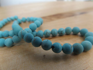 Howlite (Frosted Blue) Rounds (See Drop Down for Size Options)
