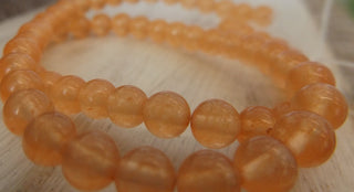 Jade (Peachy) 6mm Round (approx 59 Beads)