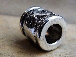 (Metal Bead/ Spacer), Antique Silver Color,  *Packed 5  (approx 10 x 10 x Hole 5.5mm)