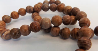 Jasper  *Red Line Jasper 8mm  (approx 54 beads)