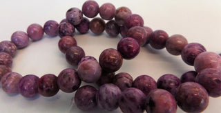 Agate (Crazy Agate)  (8mm rounds) 15.5" strand.  approx 43 beads.  * (Passion Purple)