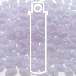 SuperDuo *OPAL DARK VIOLET (Czech)  2.5 x 5mm  *22 gr tube - Mhai O' Mhai Beads
