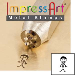 Dad Design Stamp(s) *7 mm - Mhai O' Mhai Beads
 - 2