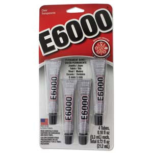 E6000 (4 Pack) Permanent Bond Glue - Mhai O' Mhai Beads

