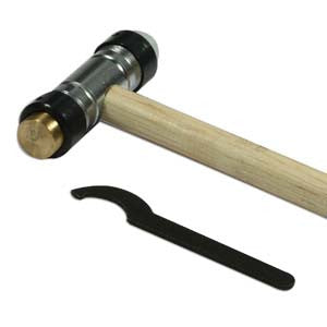 HAMMER WITH REPLACEABLE BRASS AND NYLON HEAD (Ham04) - Mhai O' Mhai Beads
