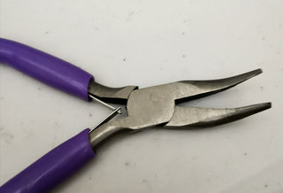 Carboj Steel Jewelry Pliers (Purple Handles)  (13x7.2x0.9cm)