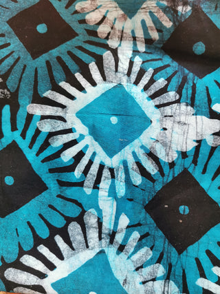 African Fabric - Batik. (2 Yard Piece).    *One Available. 15