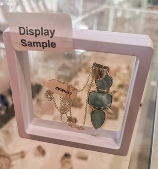 Transparent "Floating Frame" Display.   (Storage/ DIsplay)*Expands to accommodate your display item!  *See Drop Down for Options