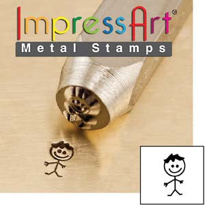 Little Boy Design Stamp(s) *6 mm - Mhai O' Mhai Beads
 - 1