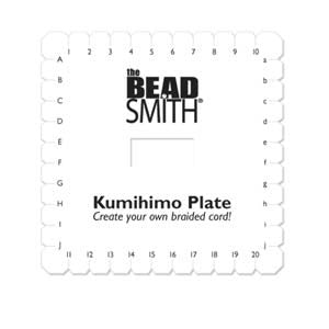 Kumihimo Square Plate *5.5" x 5.5"  (with/ without instructions) - Mhai O' Mhai Beads
 - 2