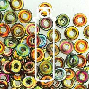 O BEADS (3.8X1MM)  MAGIC COPPER - Mhai O' Mhai Beads
