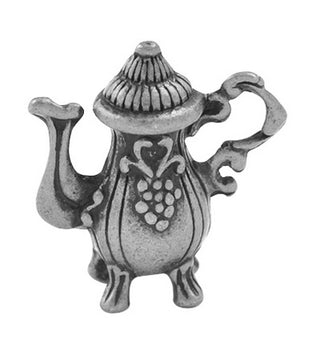 Charm *Teapot, Antique Silver, 20x15x4mm, hole: 4mm.  (Sold Individually or Packed 10)