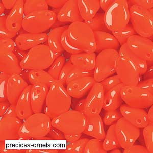 Pip (Czech)  OPAQUE RED - Mhai O' Mhai Beads
