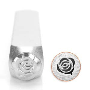 Rose Design Stamp *6mm - Mhai O' Mhai Beads
 - 2
