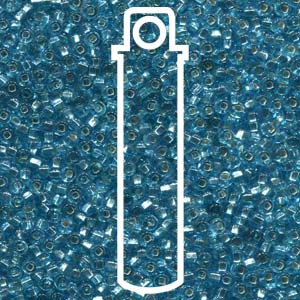 11/0 Czech (Light Aqua S/L) Tube  *Approx 24 gr