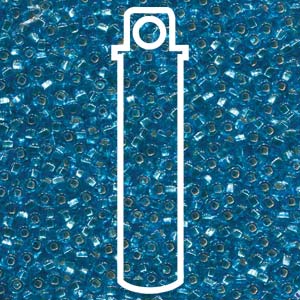 11/0 Czech (Aqua S/L) Tube  *Approx 24 gr