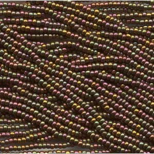 6/0 Czech  (DARK BRONZE)  6 String/Hnk -Approx 69 Grams - Mhai O' Mhai Beads
