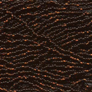 6/0 Czech  ( Dark Topaz Silver Lined S/L)  6 String/Hnk -Approx 69 Grams - Mhai O' Mhai Beads
