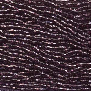 6/0 Czech  (LT AMY SILVER LINED)  6 String/Hnk -Approx 71 Grams - Mhai O' Mhai Beads
