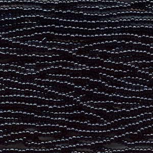 6/0 Czech (GUN METAL)  6 String/Hnk -Approx 78 Grams - Mhai O' Mhai Beads
