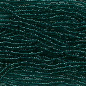 11/0 Czech (Emerald) 6 String/Hank  *Approx 17 gr - Mhai O' Mhai Beads
