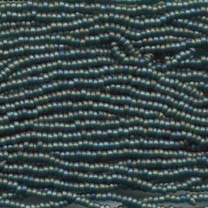 6/0 Czech (EMERALD MATT AB)  6  String/Hnk -Approx 74 Grams - Mhai O' Mhai Beads
