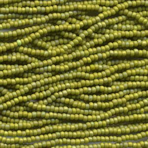 6/0 Czech (OLIVE OP MATT)  6  String/Hnk -Approx 78 Grams - Mhai O' Mhai Beads
