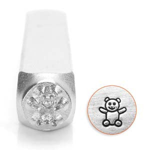 Teddy Bear  Design Stamp *6mm - Mhai O' Mhai Beads
