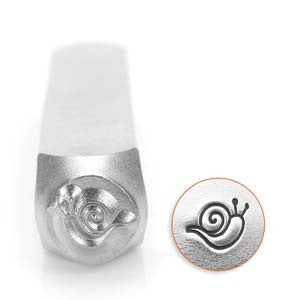 Snail Design Stamp *6mm - Mhai O' Mhai Beads
