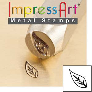 Leaf(s) Design Stamp(s) *6mm *9mm - Mhai O' Mhai Beads
 - 3