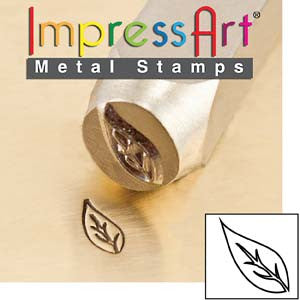 Leaf(s) Design Stamp(s) *6mm *9mm - Mhai O' Mhai Beads
 - 4
