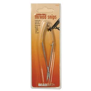 Extra-Fine Thread Snips (Spring Action.  Great for tight spots!).  *Use on thread, textiles, yarn and more!